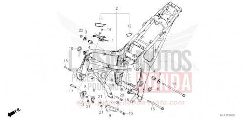 RAHMENKOERPER CB1000S de 2025