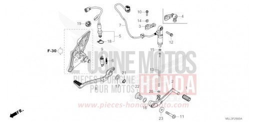 PEDAL CB1000S de 2025