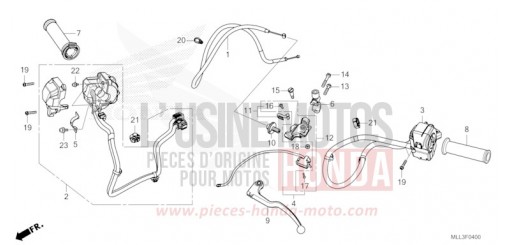 HEBELGRIFF/SCHALTER/KABEL CB1000S de 2025