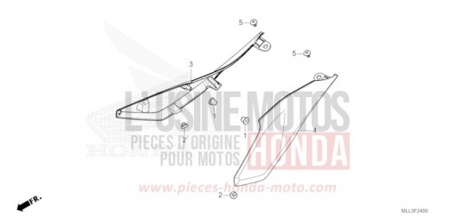 SEITENABDECKUNG CB1000S de 2025