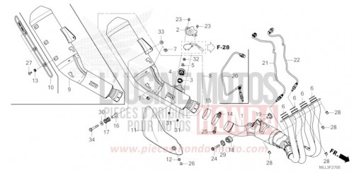 ABGAS-SCHALLDAEMPFER CB1000SPS de 2025
