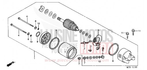 ANLASSER FJS600A3 de 2003