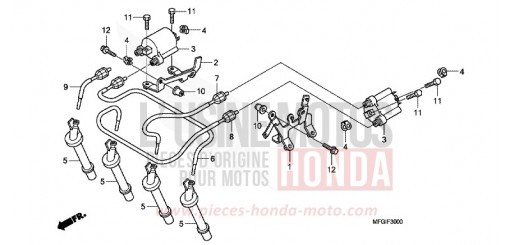 ZUENDSPULE CB600FC de 2012