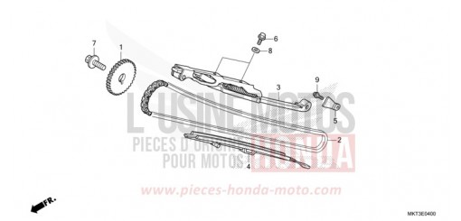 NOCKENWELLENKETTE/SPANNVORRICHTUNG ADV750N de 2022
