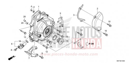 WECHSELSTROM-GENERATORABDECKUNG ADV750N de 2022