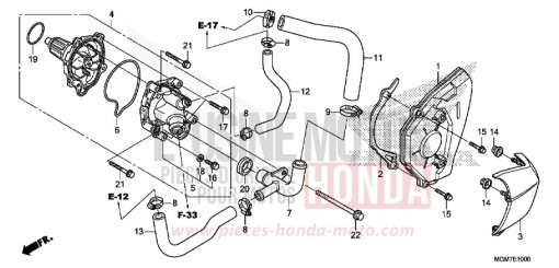 WASSERPUMPE CB600FD de 2013