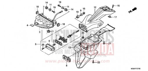 HECKLEUCHTE CB600FD de 2013