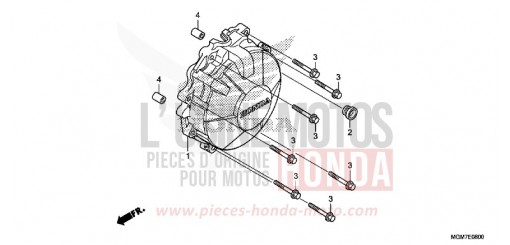 GENERATORABDECKUNG CB600FD de 2013