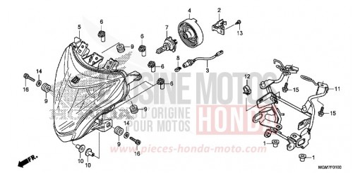 SCHEINWERFER CB600FD de 2013
