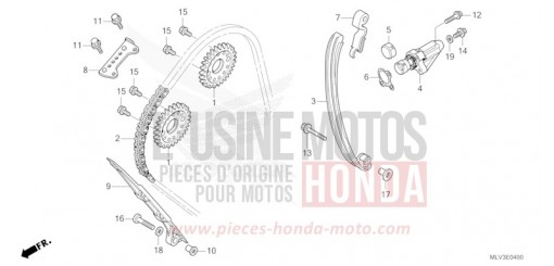 NOCKENWELLENKETTE/SPANNVORRICHTUNG CB1000ST de 2026