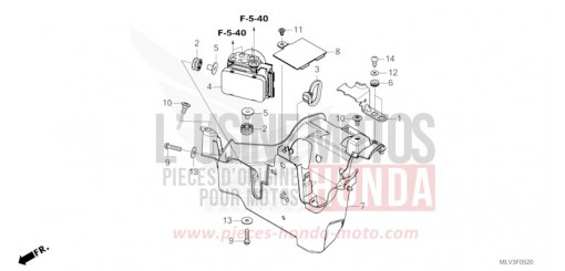 ABS-MODULATOR CB1000ST de 2026