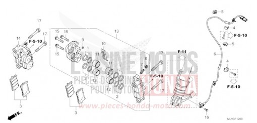 VORDERRAD-BREMSSATTEL CB1000ST de 2026