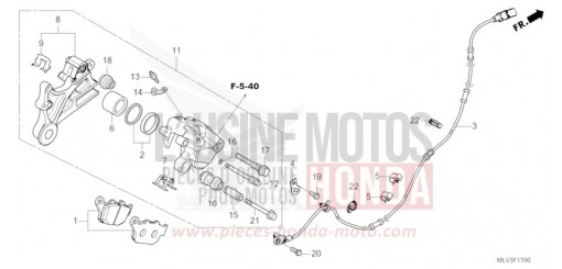 HINTERRAD-BREMSSATTEL CB1000ST de 2026