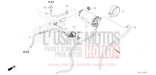 AKTIVKOHLEBEHAELTER CB1000ST de 2026