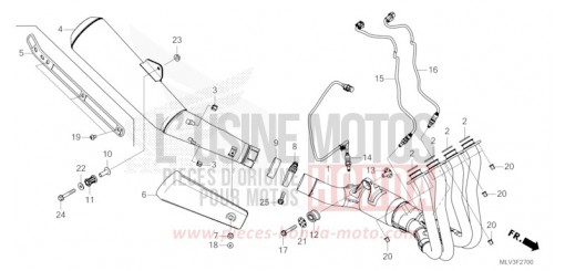 ABGAS-SCHALLDAEMPFER CB1000ST de 2026