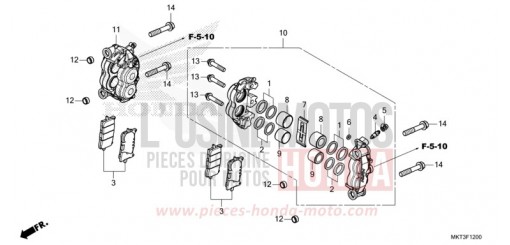 VORDERRAD-BREMSSATTEL ADV750N de 2022