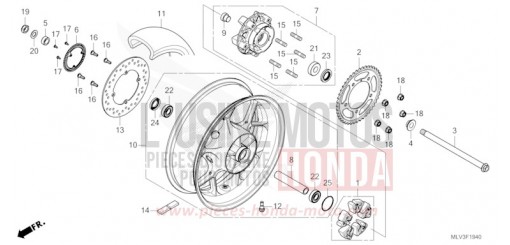 HINTERRAD CB1000ST de 2026