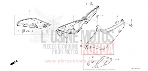SEITENABDECKUNG CB1000ST de 2026