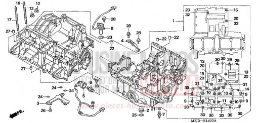 KURBELGEHAEUSE CB1300F3 de 2003