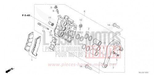 HINTERRAD-BREMSSATTEL GL1800BDT de 2026