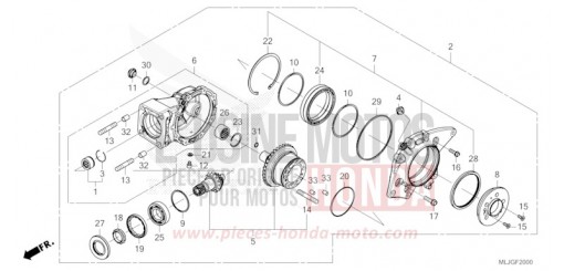 ANTRIEBSZAHNRAD GL1800BDT de 2026