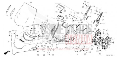 WINDSCHUTZSCHEIBE GL1800BDT de 2026