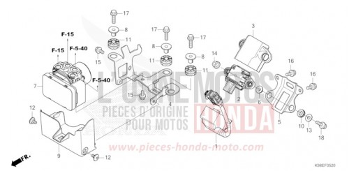 ABS-MODULATOR CBF125NAT de 2026