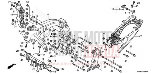 RAHMENKOERPER CB1000R9 de 2009
