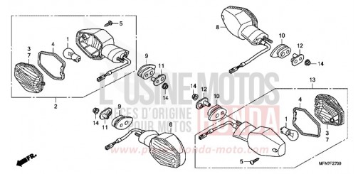 BLINKER CB1000RA de 2010