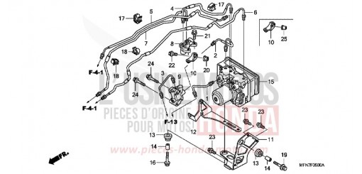 ABS-MODULATOR CB1000RA9 de 2009