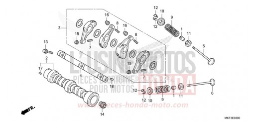 NOCKENWELLE/VENTIL ADV750N de 2022