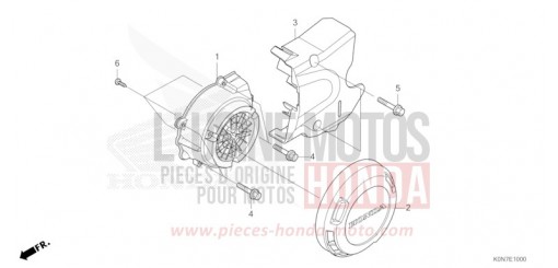 WECHSELSTROM-GENERATORABDECKUNG CBF125MM de 2021