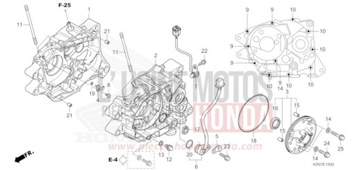 KURBELGEHAEUSE CBF125MM de 2021