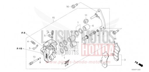 VORDERRAD-BREMSSATTEL CBF125MM de 2021