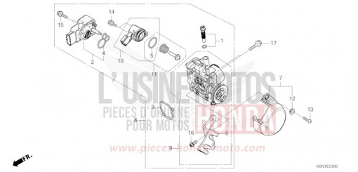DROSSELKLAPPENGEHAEUSE CBF125MM de 2021