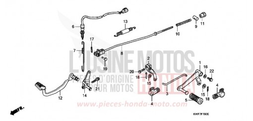 PEDALE CBF125MB de 2011
