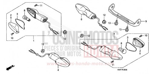 BLINKER CBF125MB de 2011
