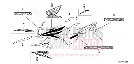 MARKE CBF125MB de 2011