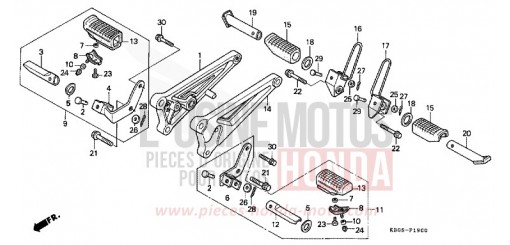 STUFE CB250R de 1994