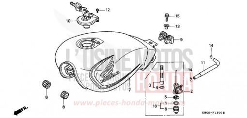 KRAFTSTOFFTANK CB250X de 1999