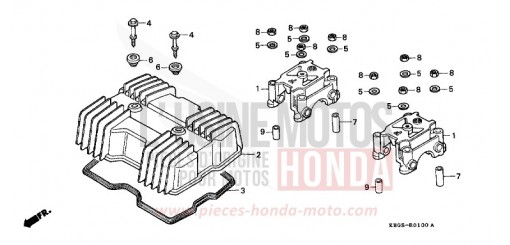 ZYLINDERKOPFDECKEL CB250X de 1999