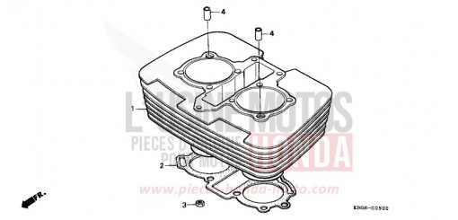 ZYLINDER CB250X de 1999
