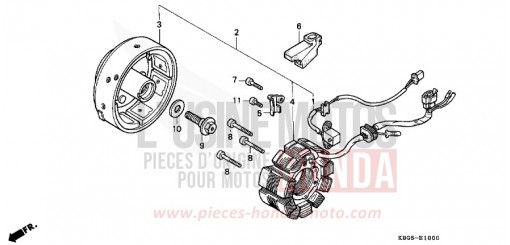 GENERATOR CB250X de 1999