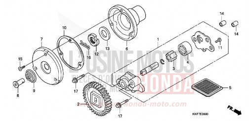 OELPUMPE CBF125MD de 2013