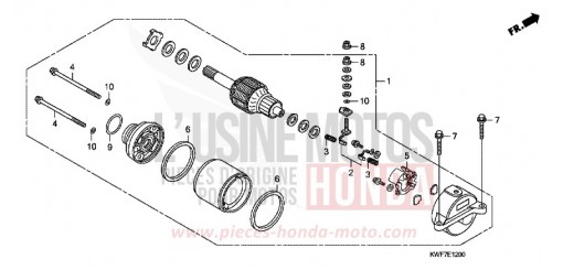 ANLASSER CBF125MD de 2013