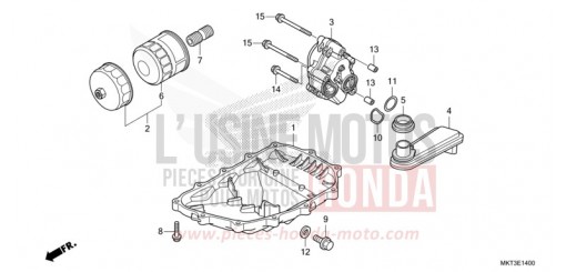 OELWANNE/OELPUMPE ADV750N de 2022