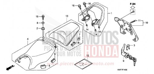 SITZ CBF125MD de 2013