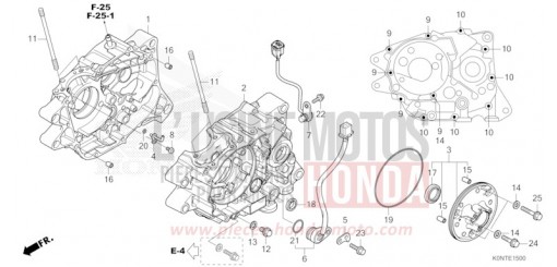 KURBELGEHAEUSE CBF125MEFT de 2026