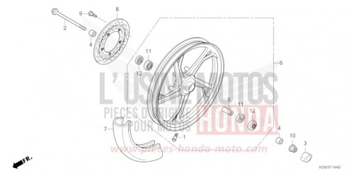 VORDERRAD CBF125MEFT de 2026