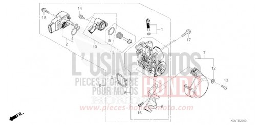 DROSSELKLAPPENGEHAEUSE CBF125MEFT de 2026